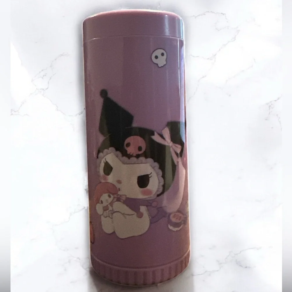 Purple Makeup Brush Set with Holder